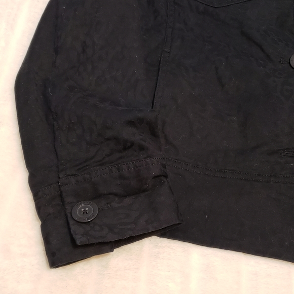 Jones New York Black Cotton Stretch Jacket - Picture 6 of 14